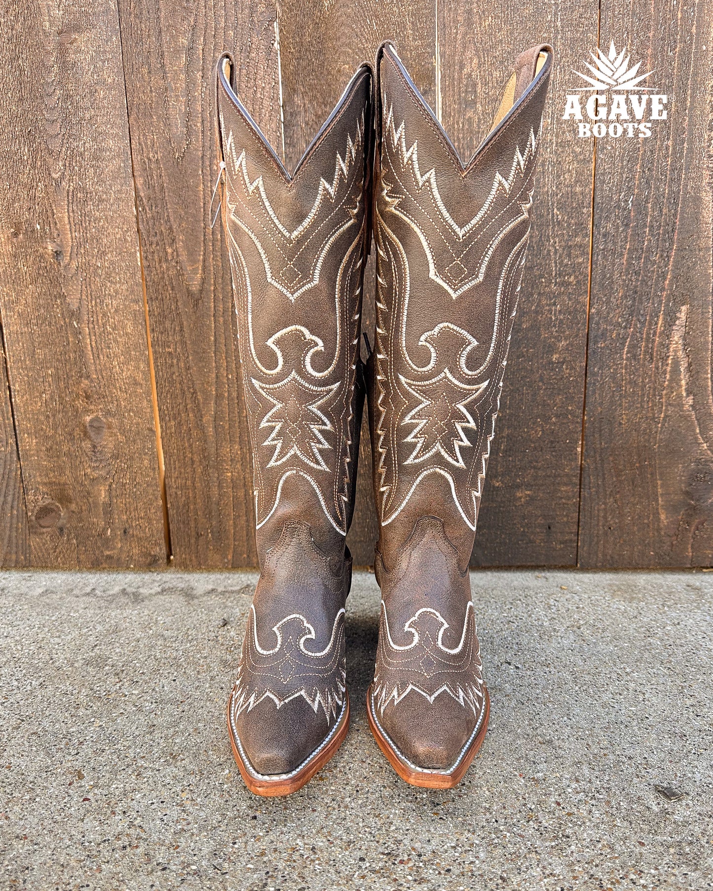 Cowboy Boot Tall Brown