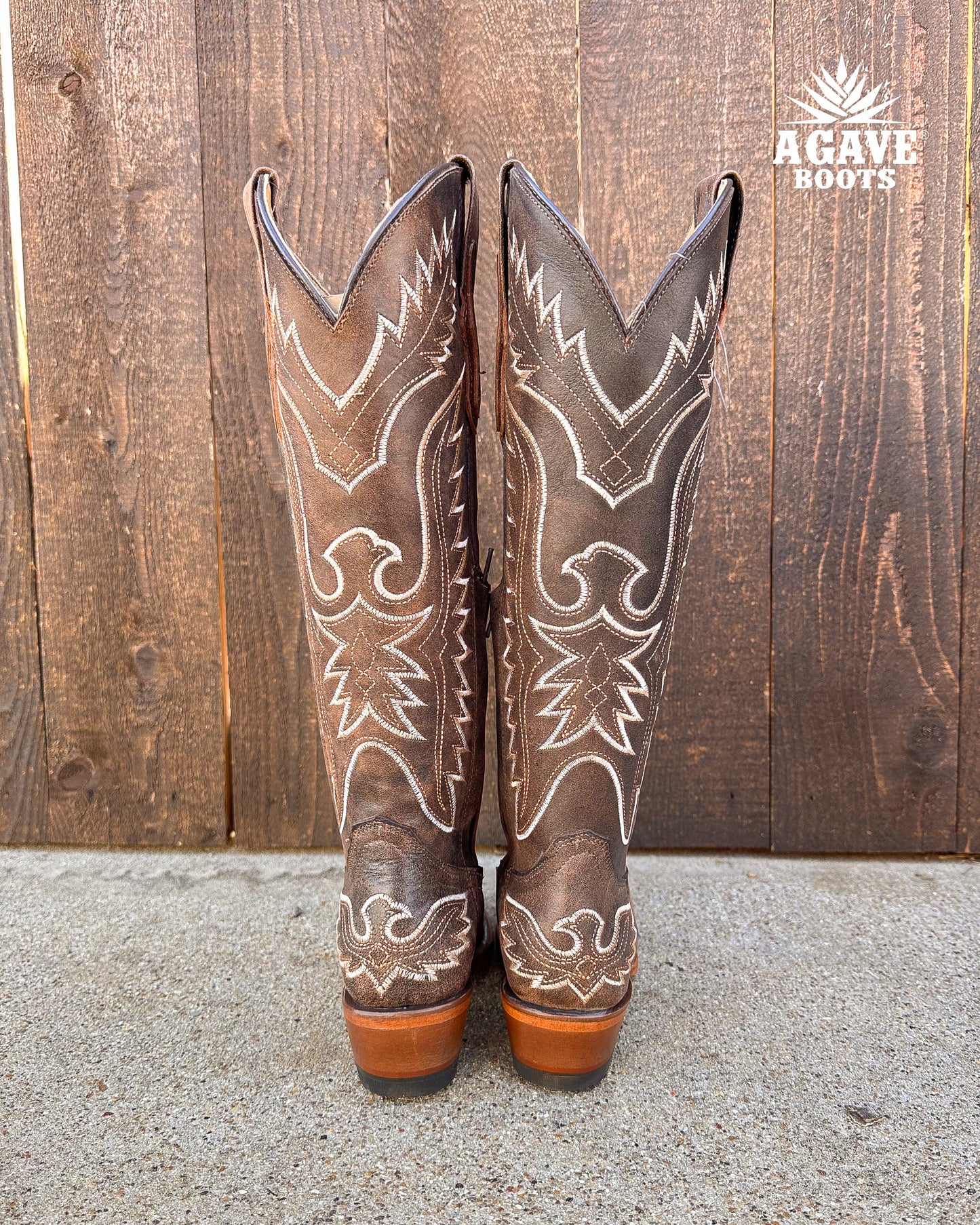 Cowboy Boot Tall Brown