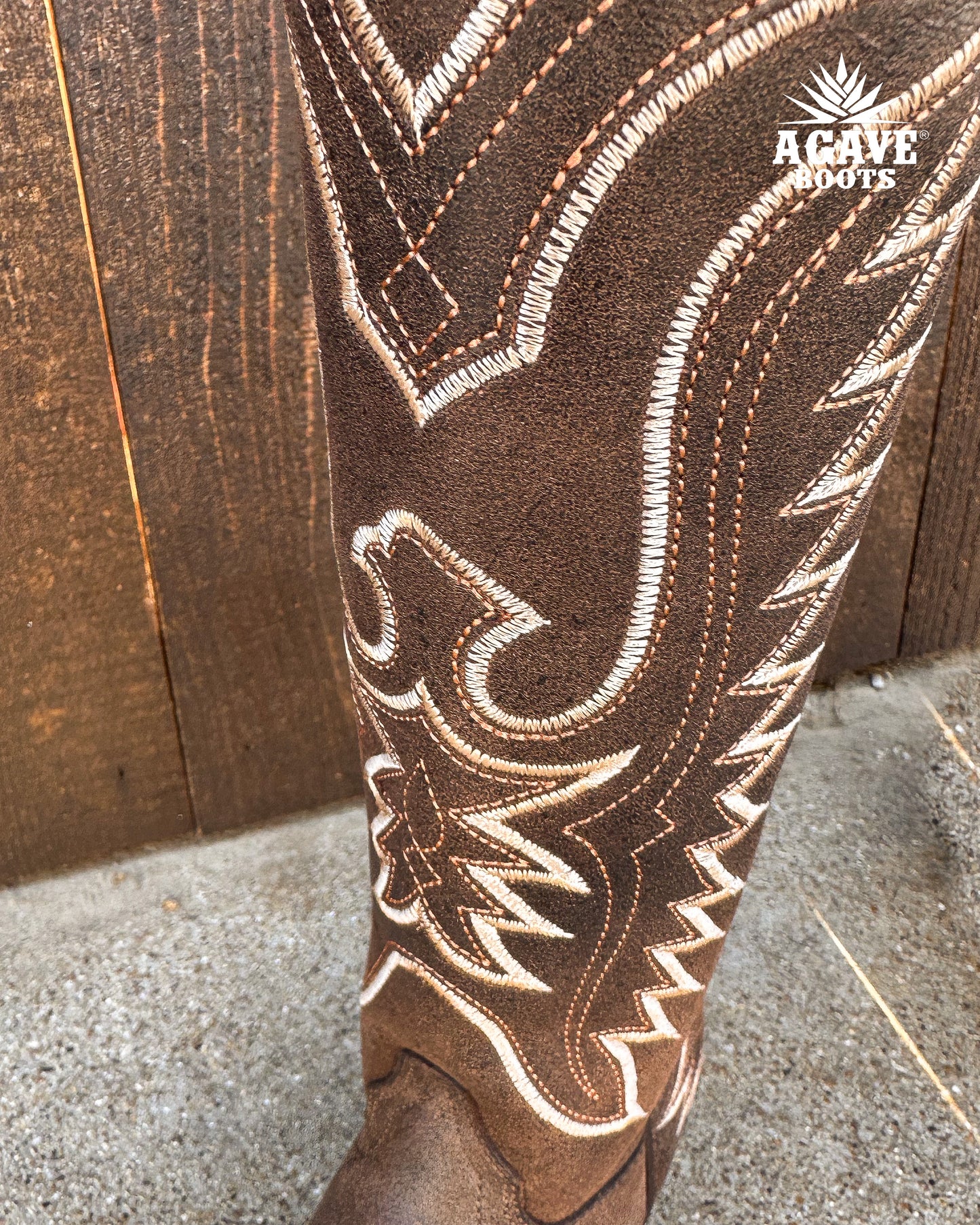 Cowboy Boot Tall Brown