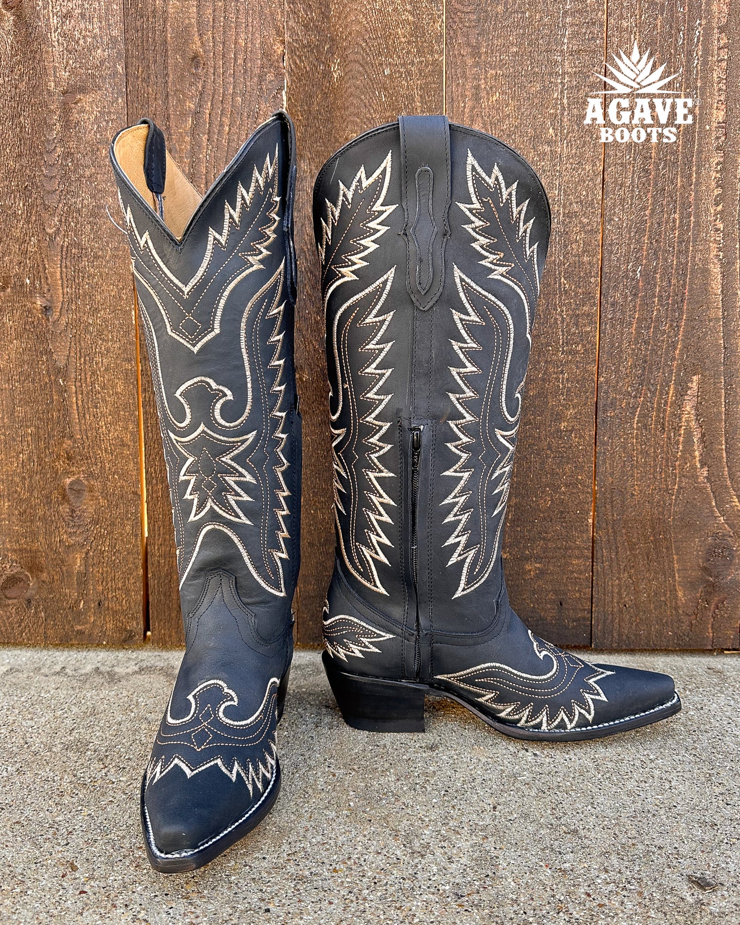 Cowboy Boot Tall Black