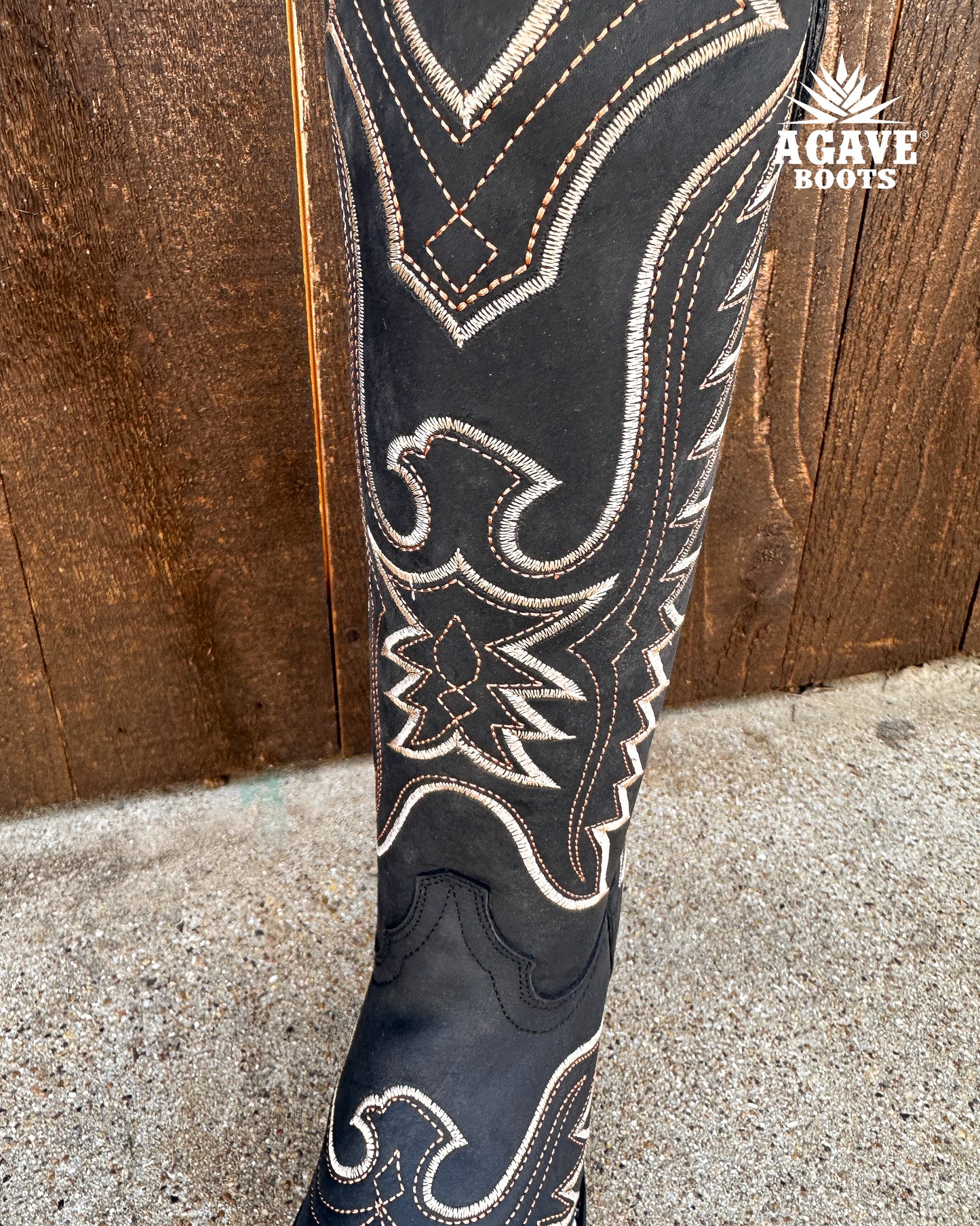 Cowboy Boot Tall Black