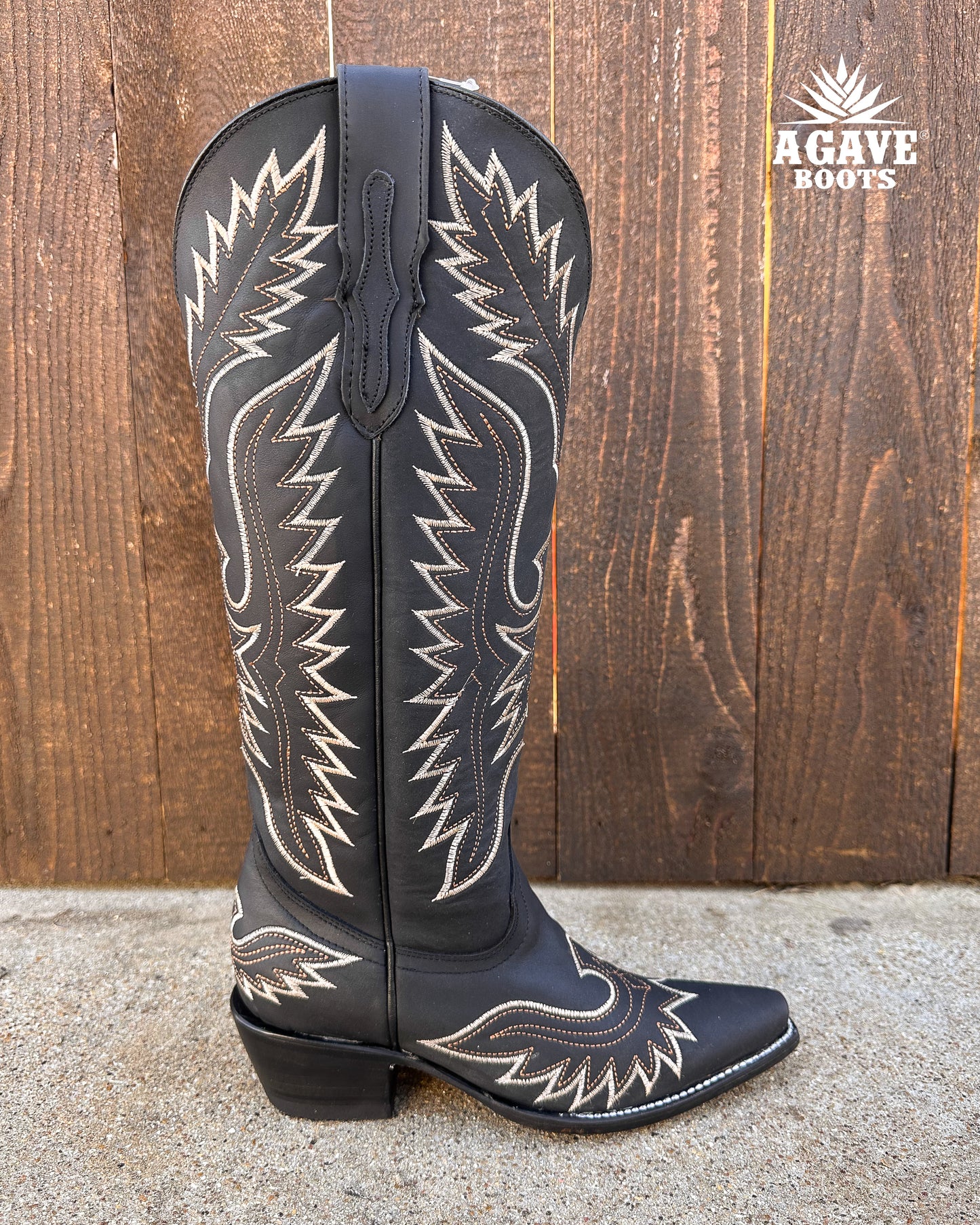 Cowboy Boot Tall Black