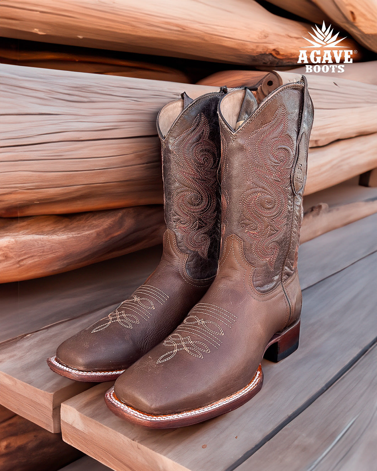Cowboy Boot Crazy Brown