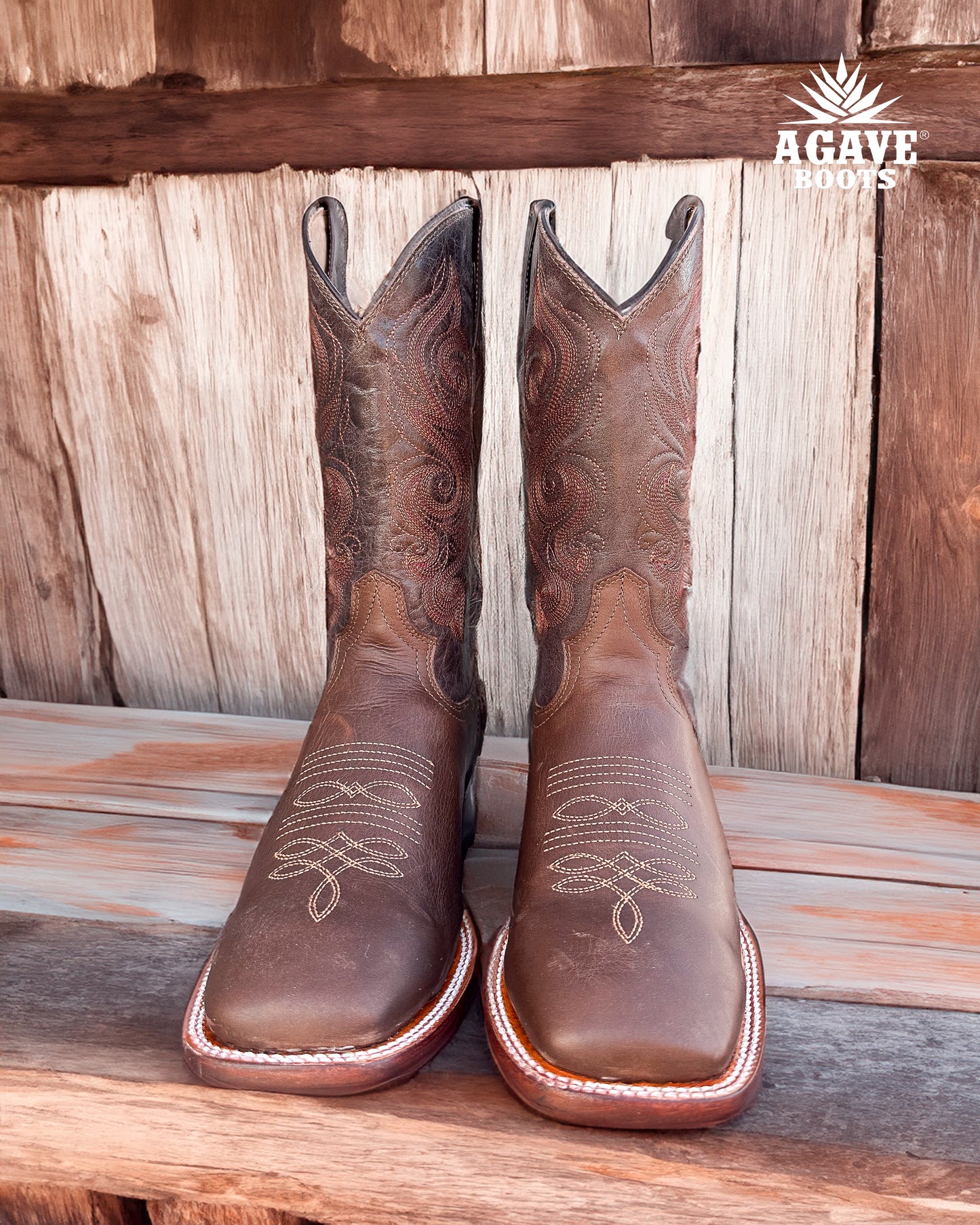 Cowboy Boot Crazy Brown