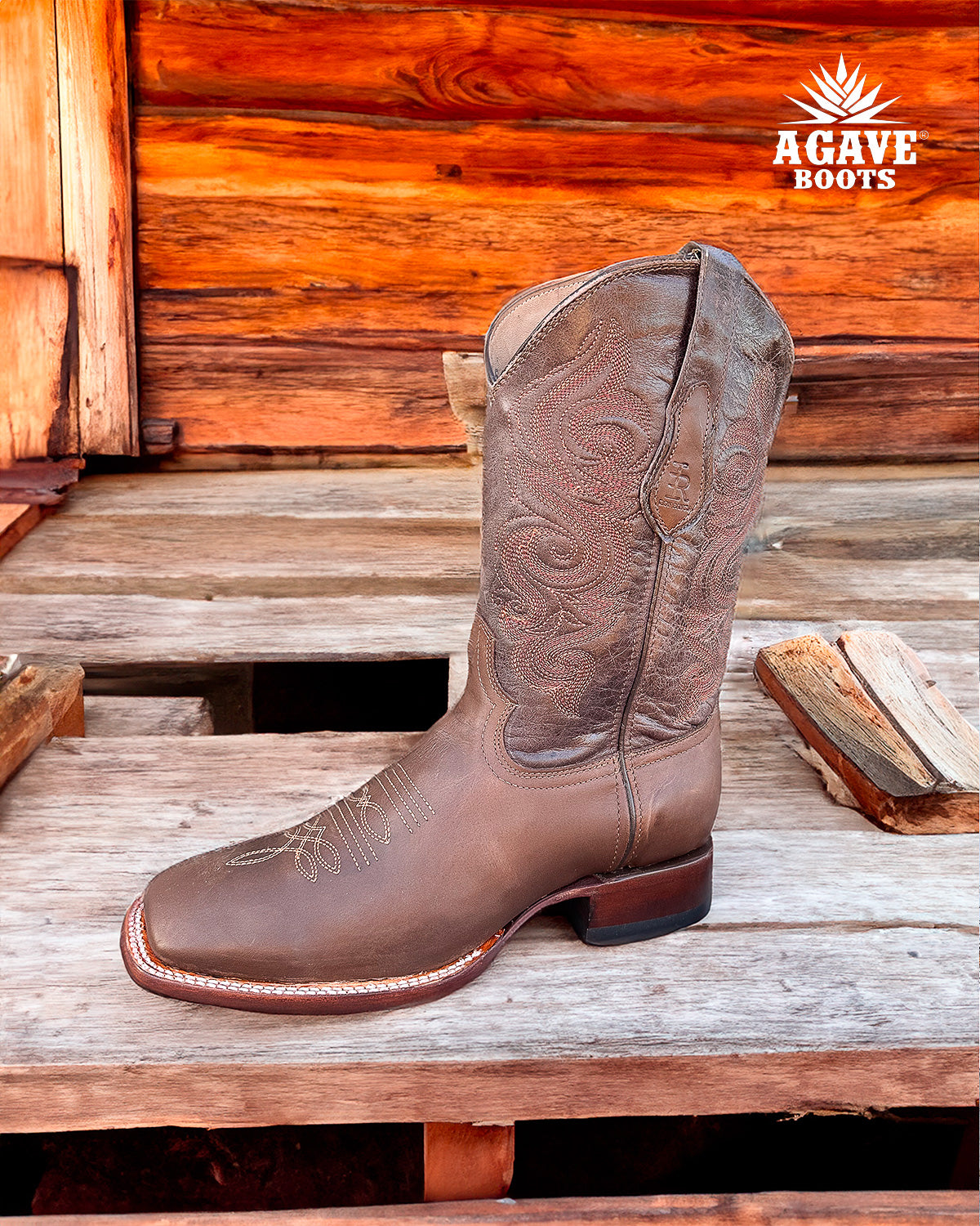 Cowboy Boot Crazy Brown