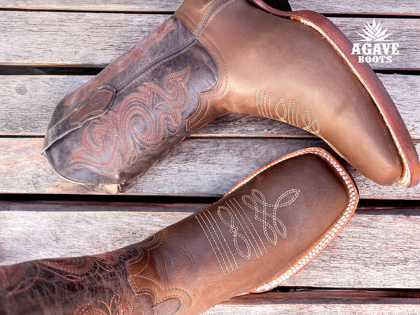 Cowboy Boot Crazy Brown