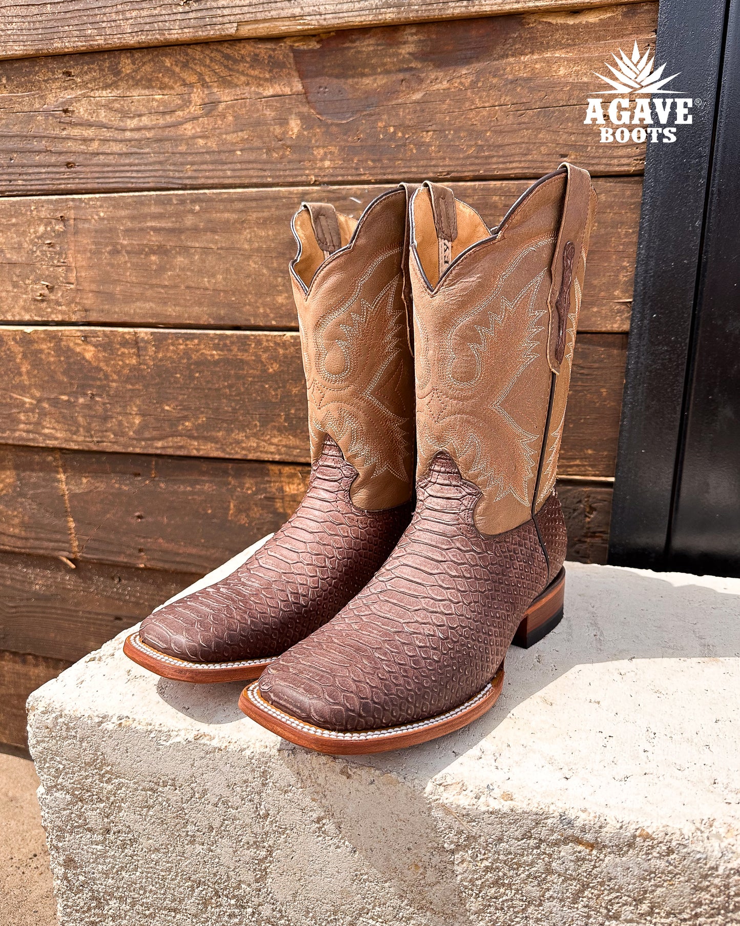 Cowboy Boot Rustic Python