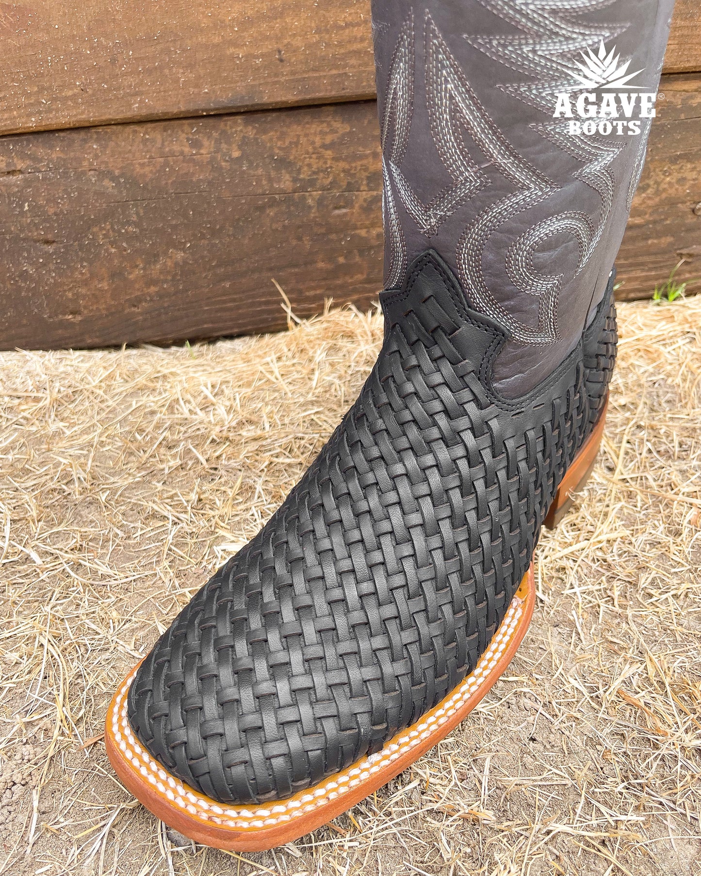 Cowboy Boot Basket Weave Petatillo