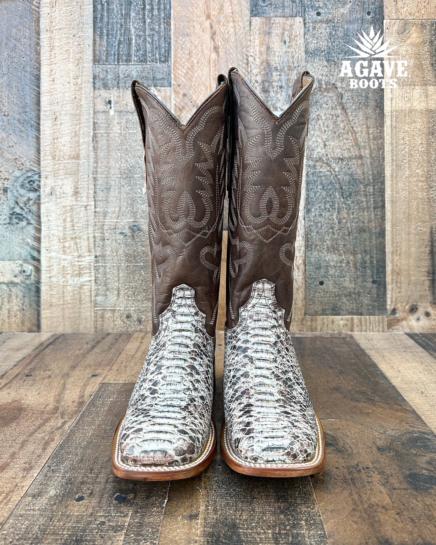 "JAYLIN" PYTHON | WOMEN SQUARE TOE BOOTS