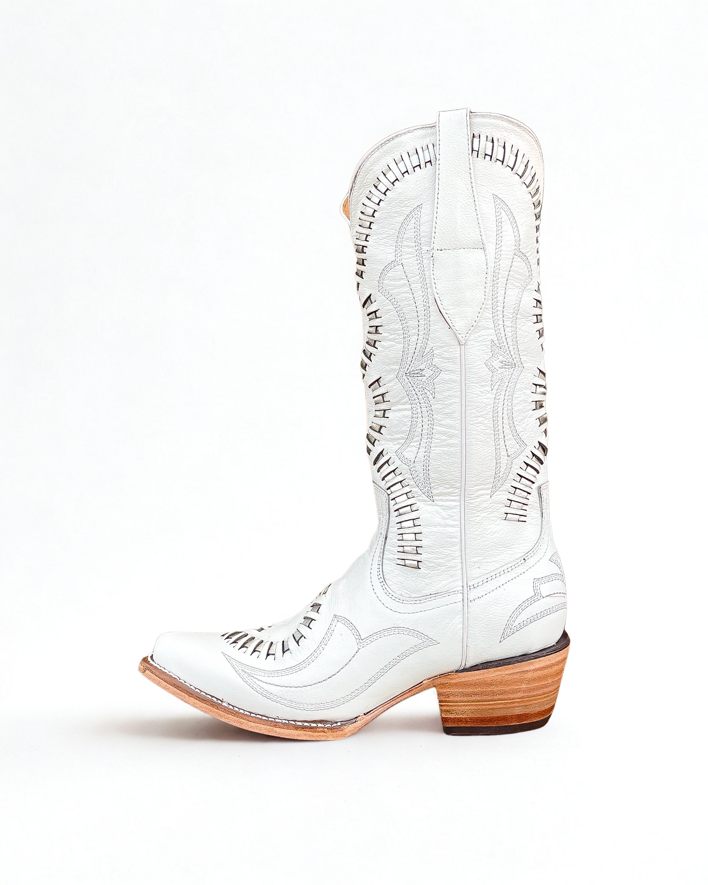 Cowboy Boot Oslo White