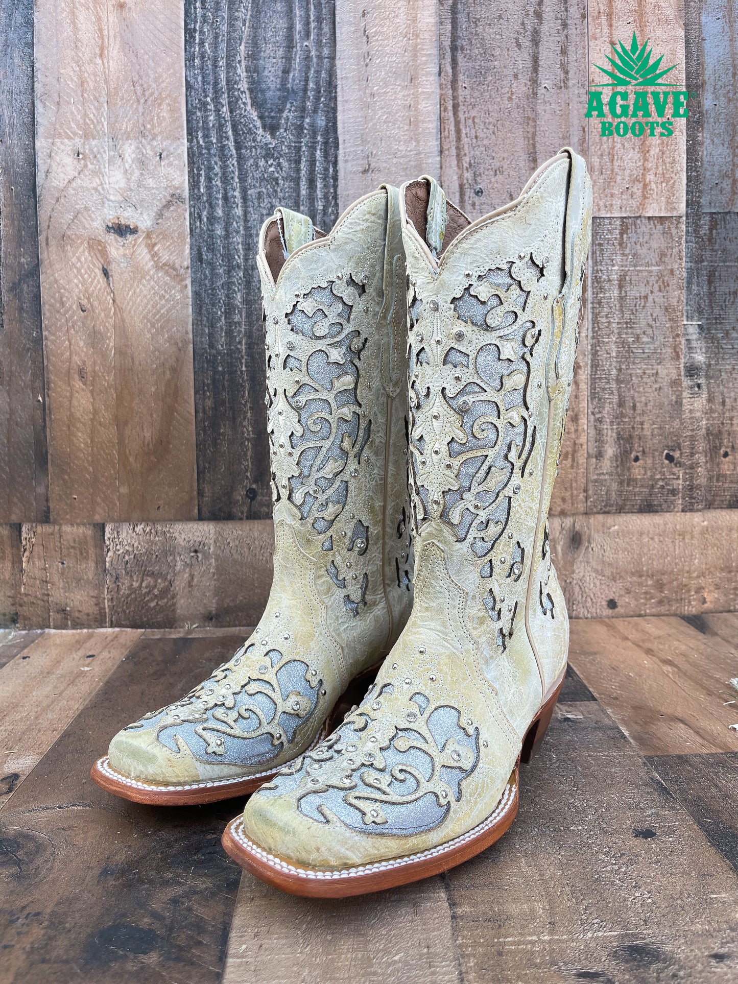 Cowboy Boot Clarissa Heiser White