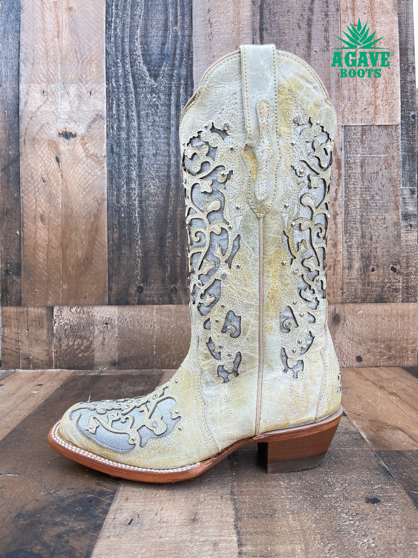 Cowboy Boot Clarissa Heiser White