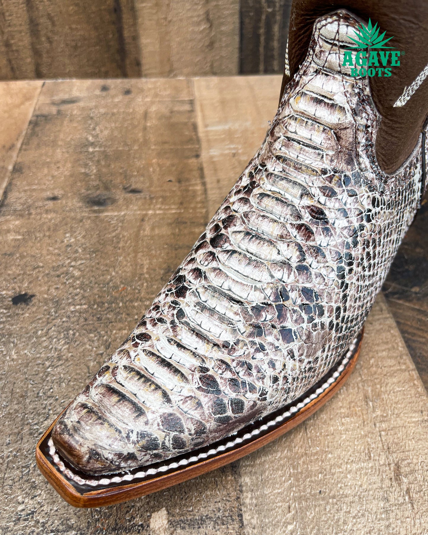Cowboy Boot Jaylin Python Brown