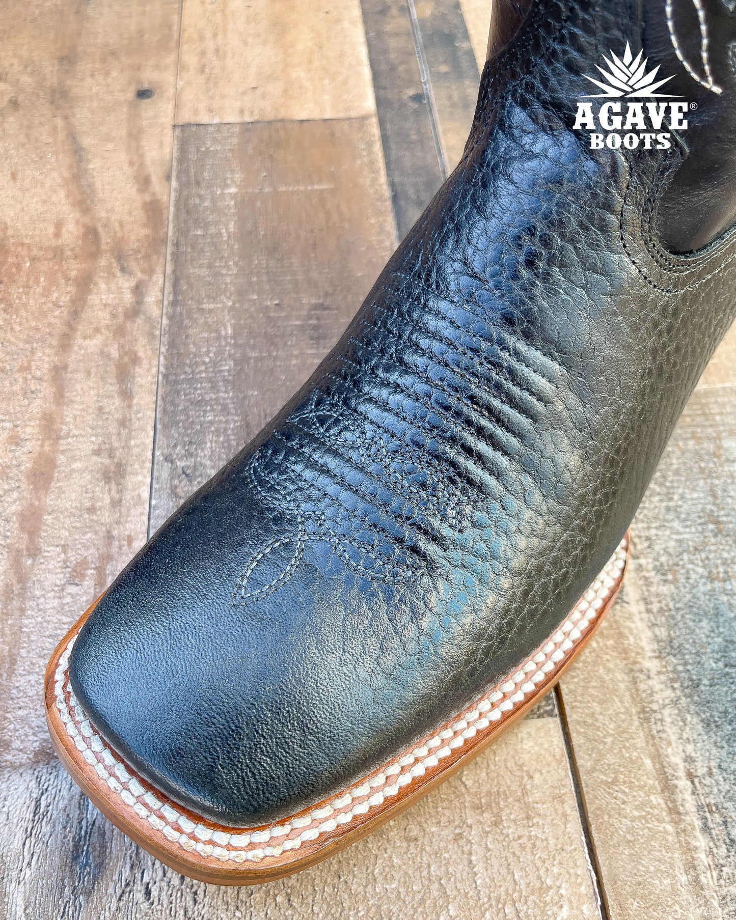 "LAVA" BLACK | MEN SQUARE TOE WESTERN COWBOY BOOTS