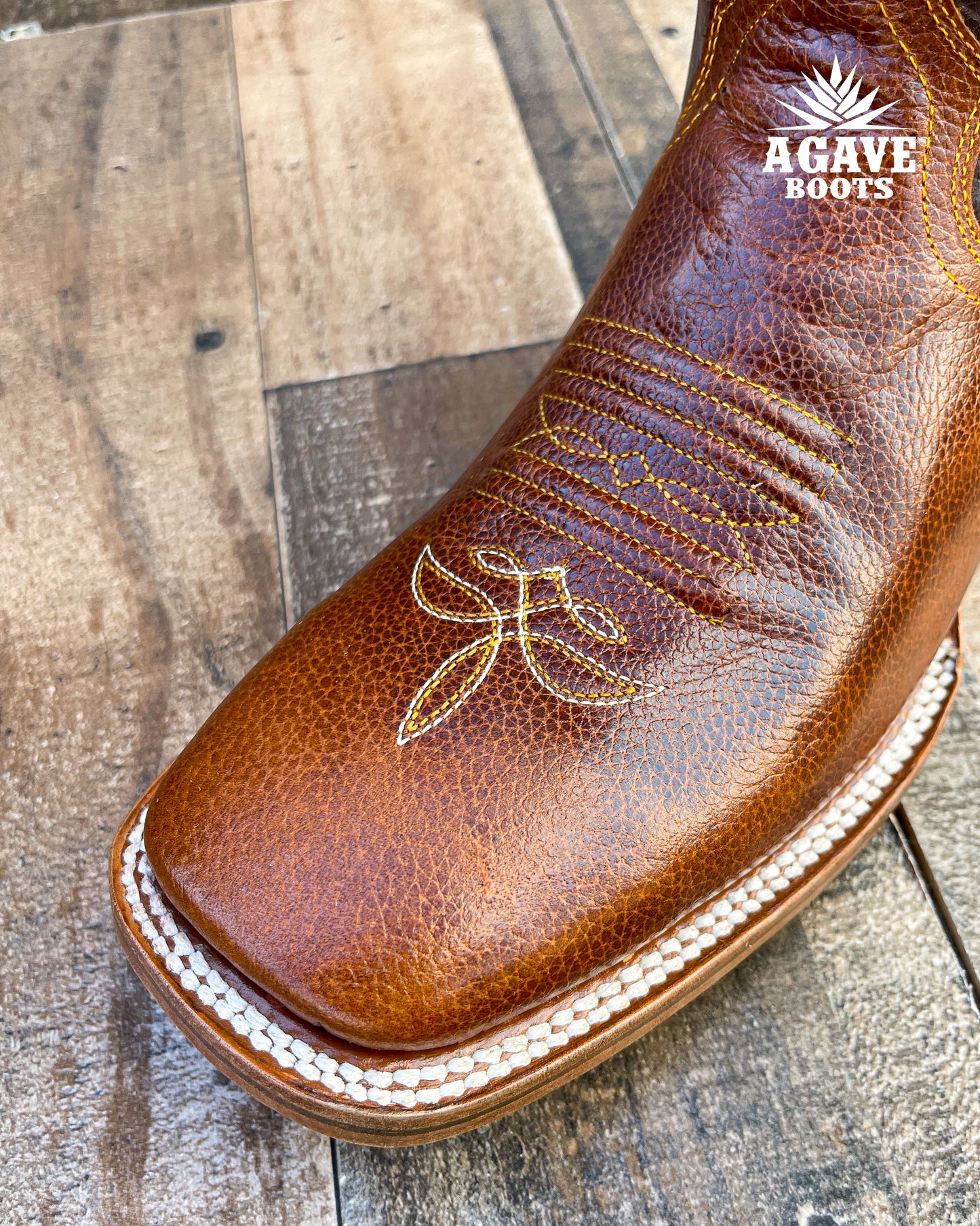 "ALPE" | MEN SQUARE TOE WESTERN COWBOY BOOTS