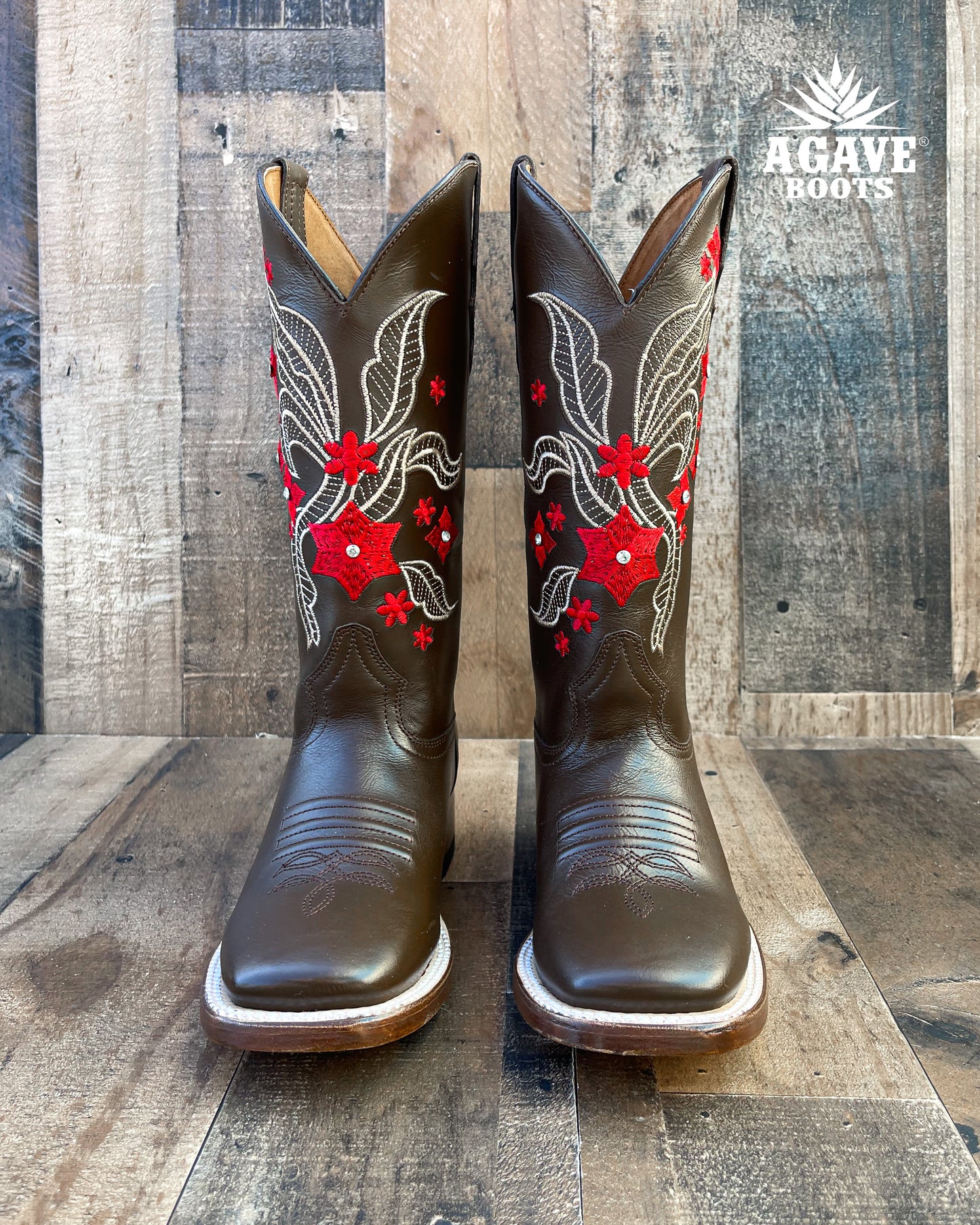 "ALHELI" | WOMEN SQUARE TOE BOOTS