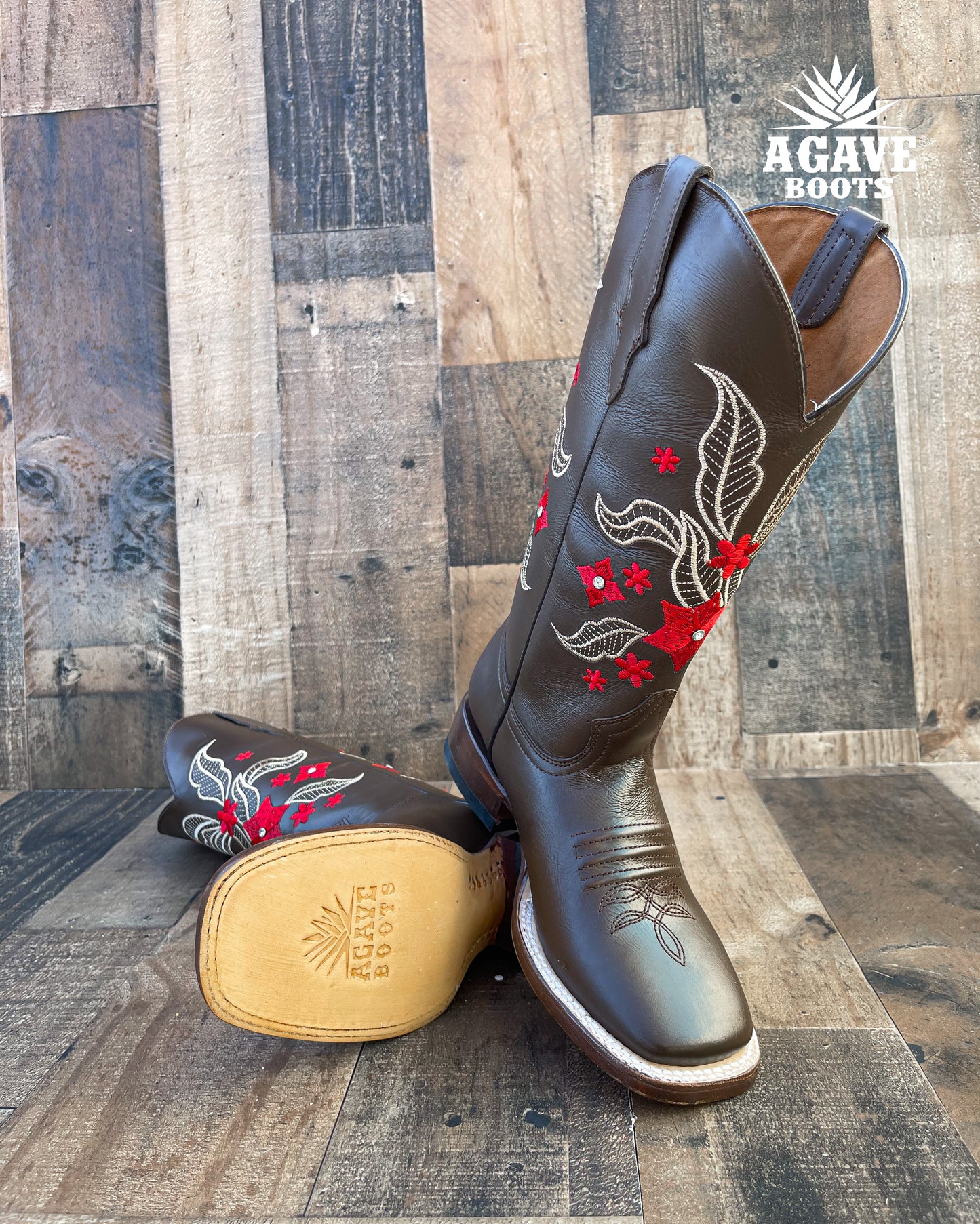"ALHELI" | WOMEN SQUARE TOE BOOTS