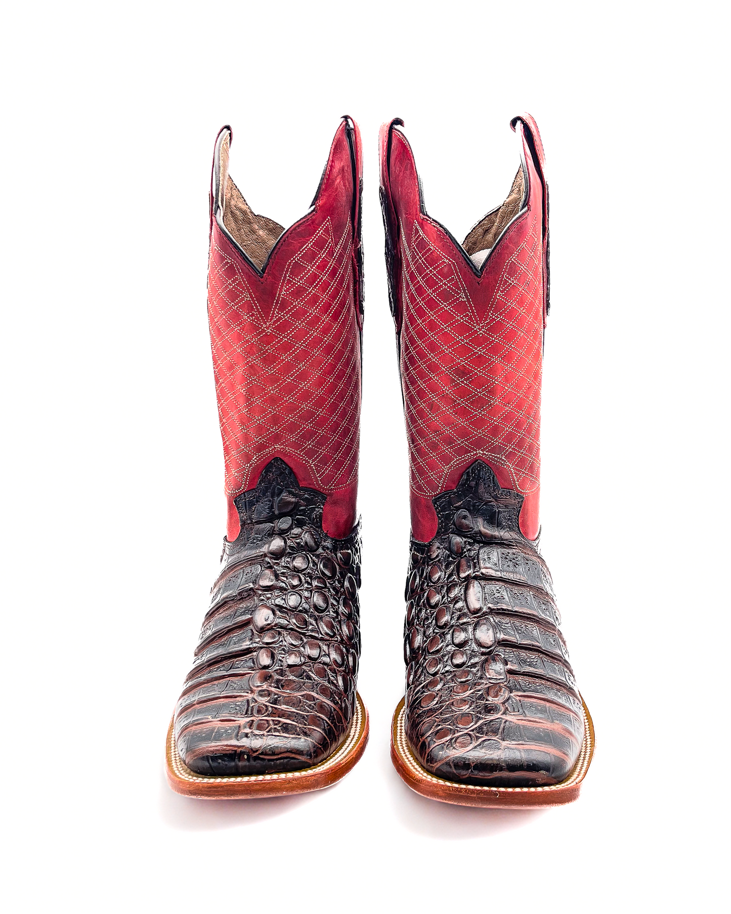 Cowboy Boot Red Caiman