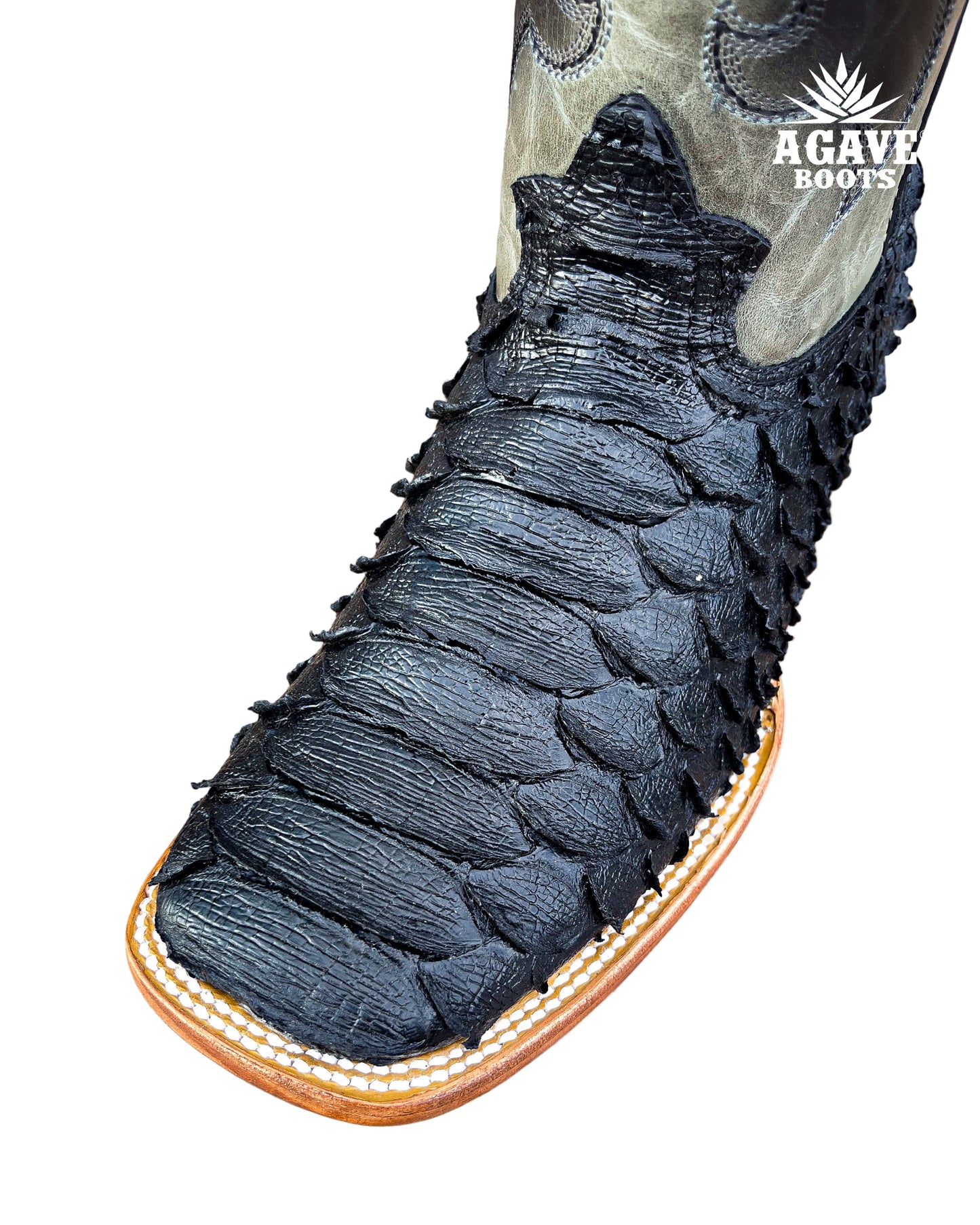 Cowboy Boot Python Black