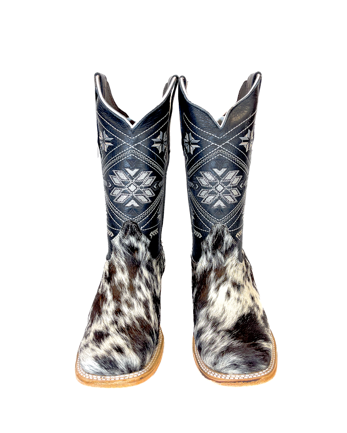 Women’s Cowhide Black Cowboy Boot