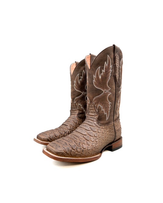 Cowboy Boot Brown Python