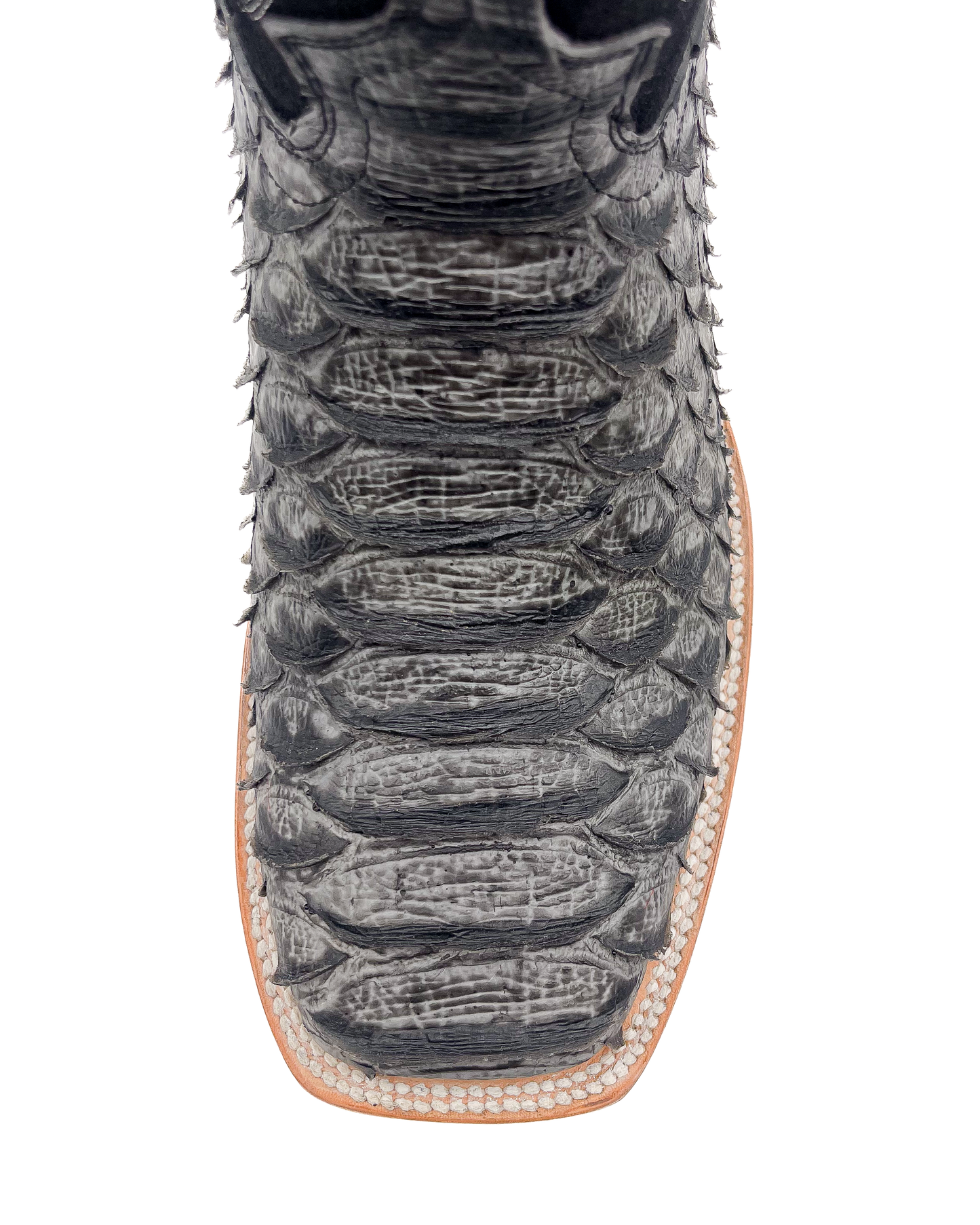Cowboy Boot Gray Python