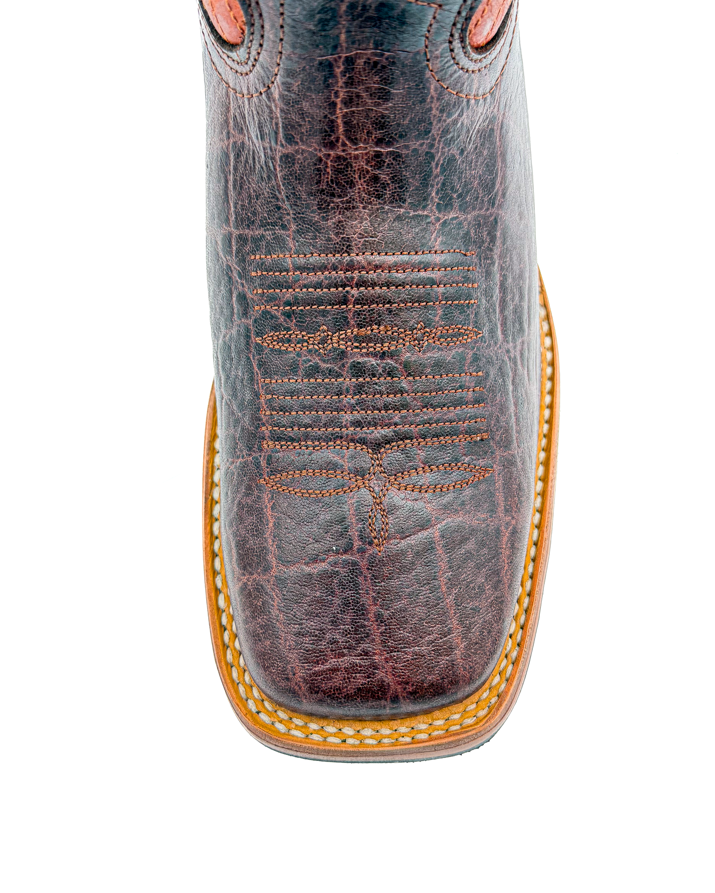 Cowboy Boot Brown Elephant Rubber Sole