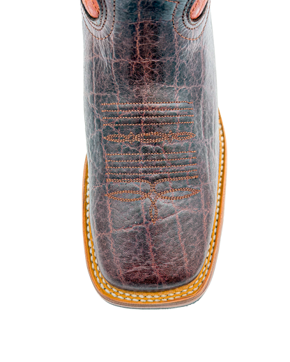 Cowboy Boot Brown Elephant Rubber Sole