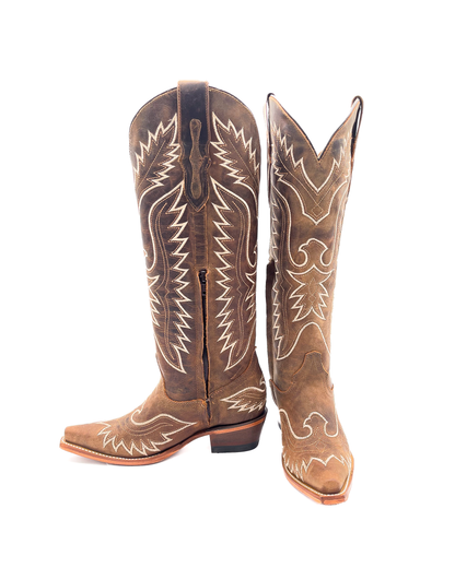 Cowboy Boot Tall Light Brown