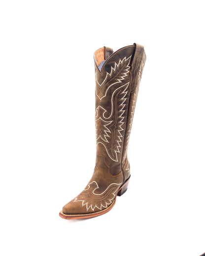 Cowboy Boot Tall Light Brown