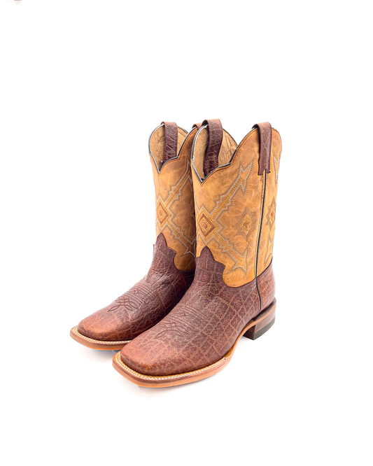 Cowboy Boot Elephant Light Brown Rubber Sole