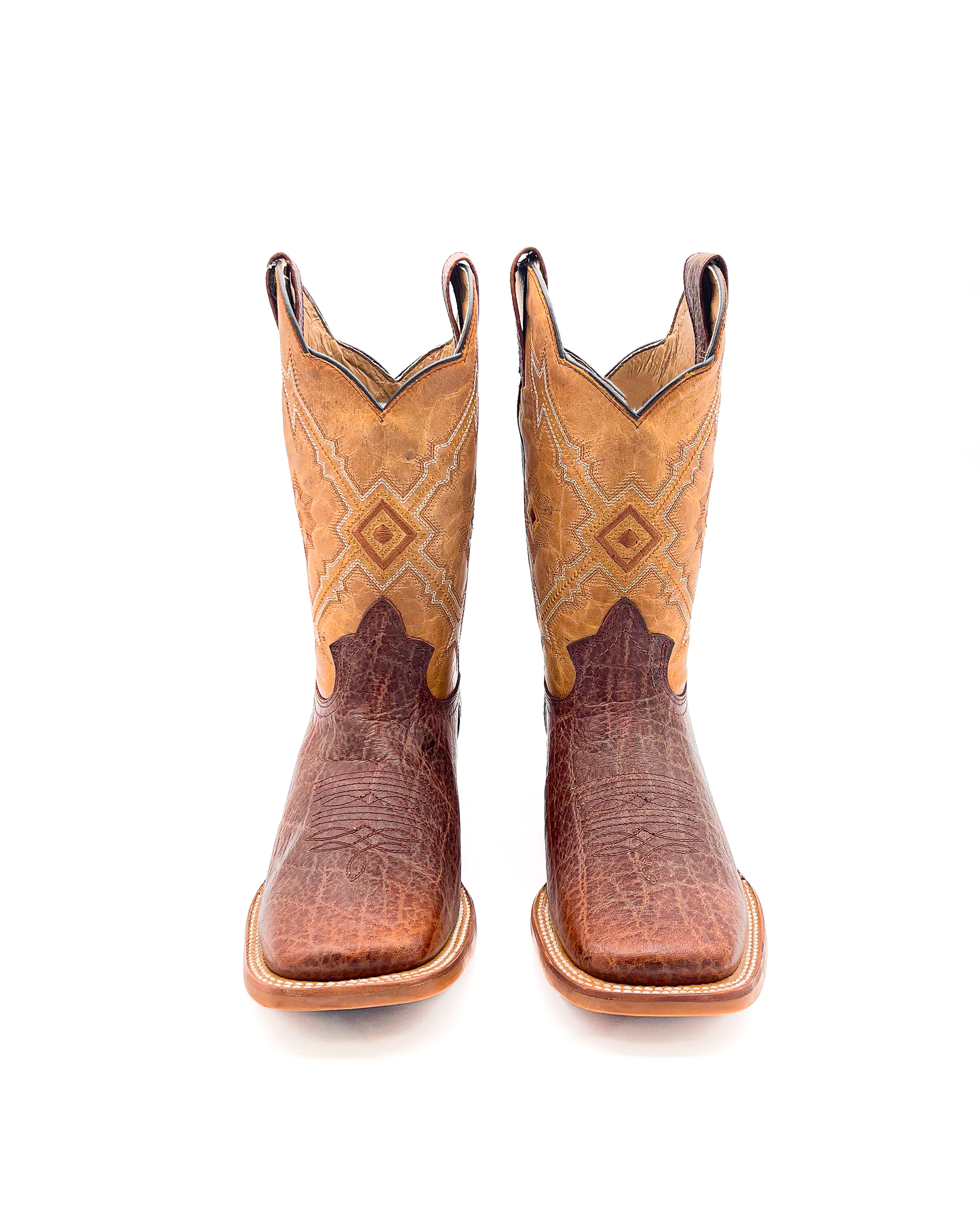 Cowboy Boot Elephant Light Brown Rubber Sole