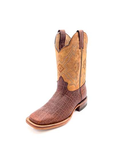 Cowboy Boot Elephant Light Brown Rubber Sole