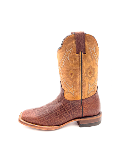 Cowboy Boot Elephant Light Brown Rubber Sole