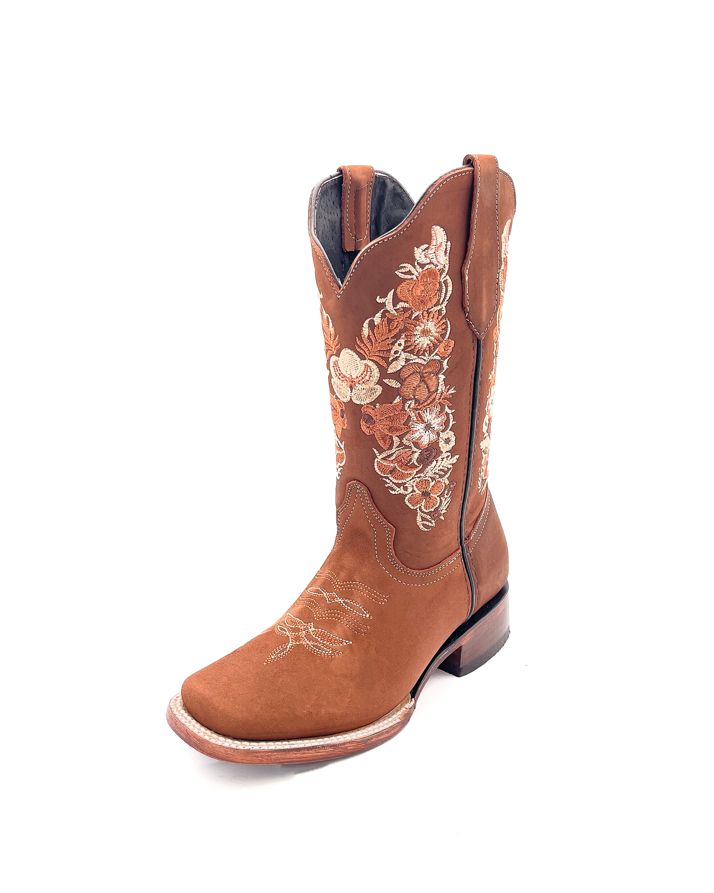 Cowboy Boot Malvina Floral Brown