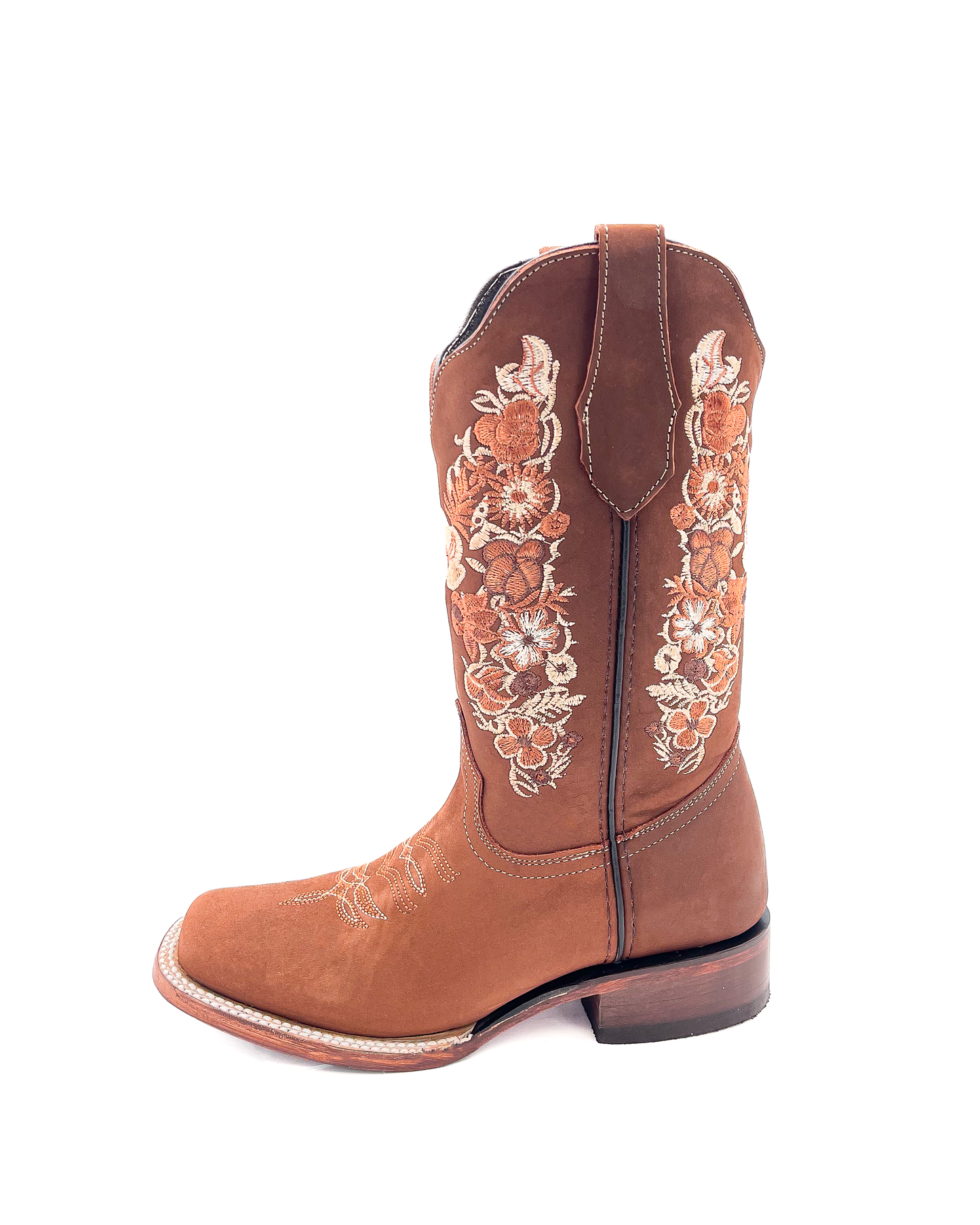 Cowboy Boot Malvina Floral Brown