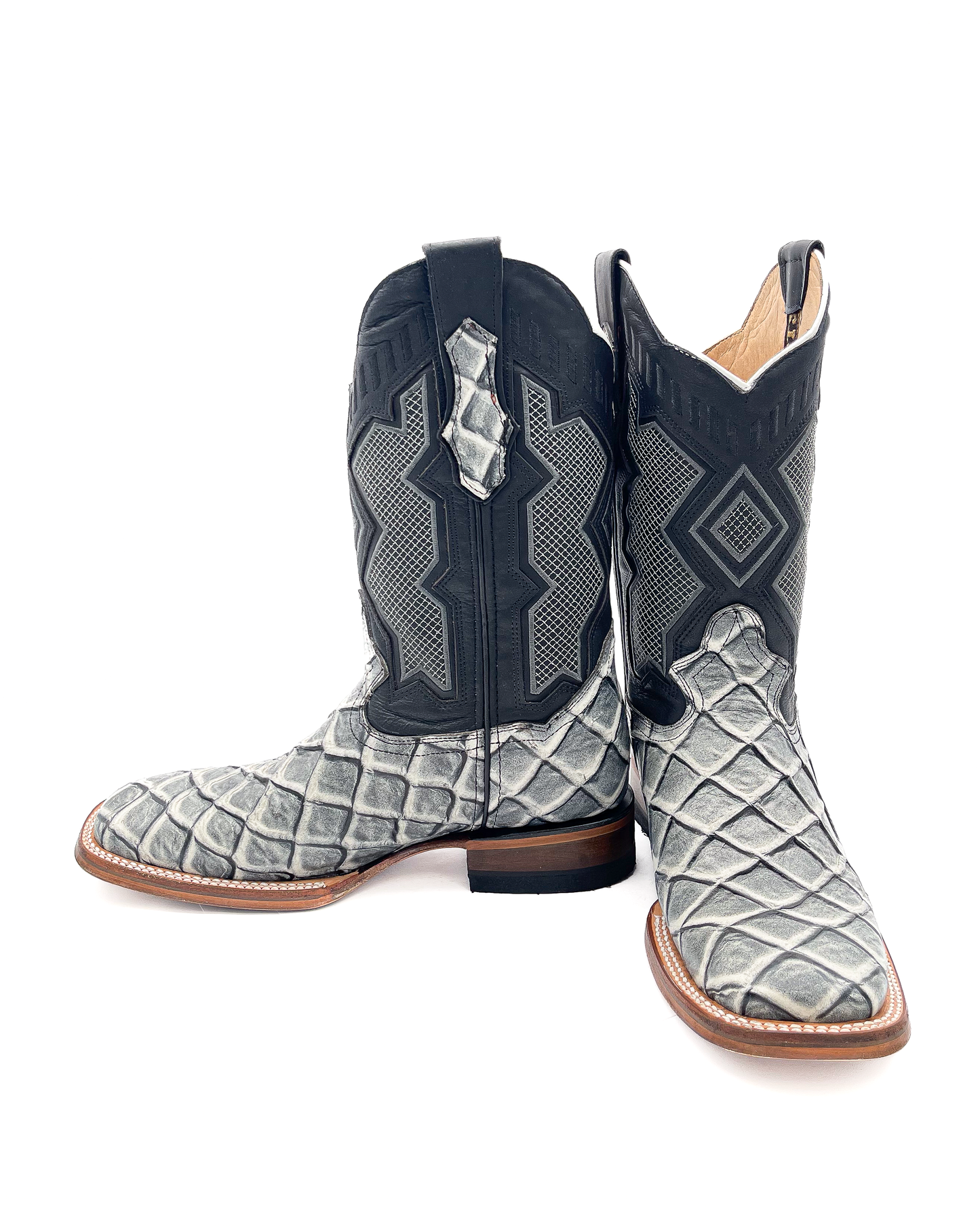 Cowboy Boot Gray Bass Pirarucu