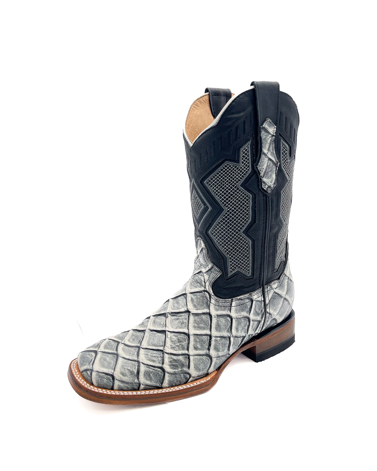 Cowboy Boot Gray Bass Pirarucu