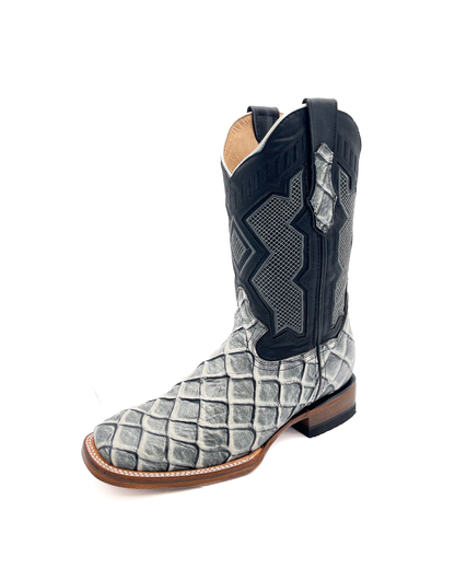 Cowboy Boot Gray Bass Pirarucu