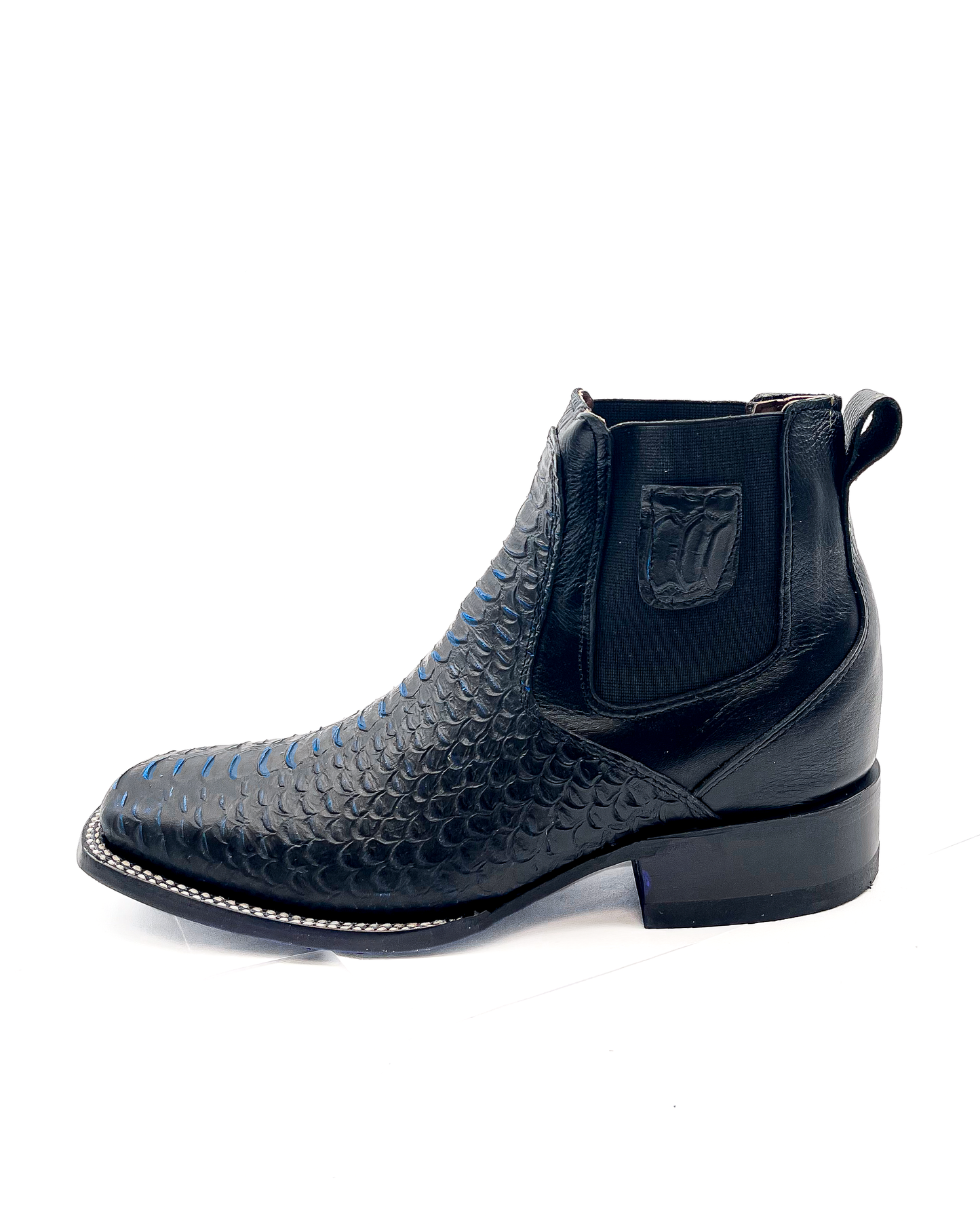Ankle Boot Python Blue