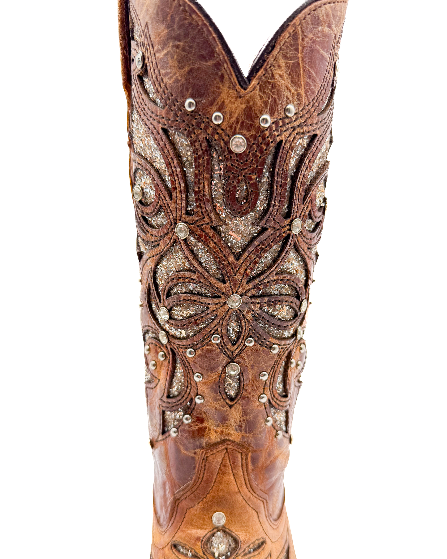 Cowboy Boot Miranda Gold Light Brown