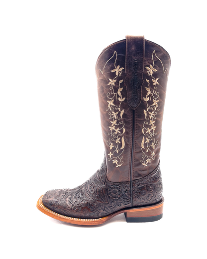 Cowboy Boot Tania Brown Tooled