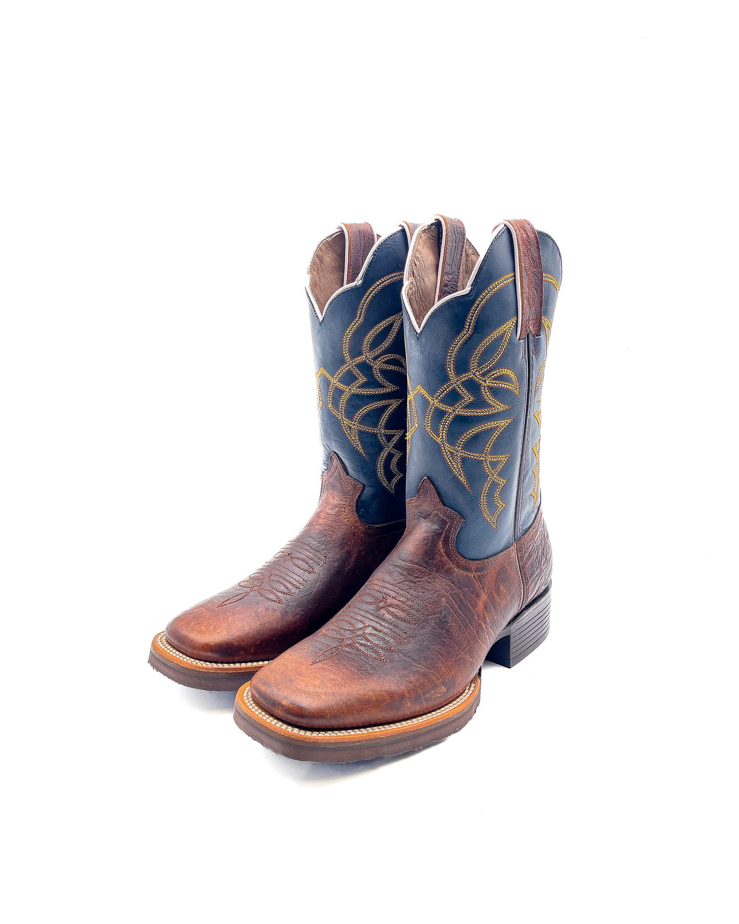 Cowboy Boot Brown Elephant Rubber Sole