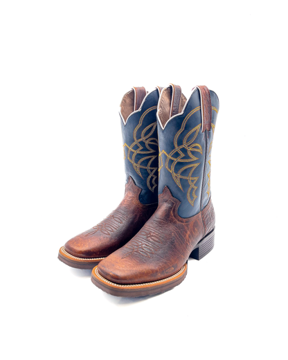 Cowboy Boot Brown Elephant Rubber Sole