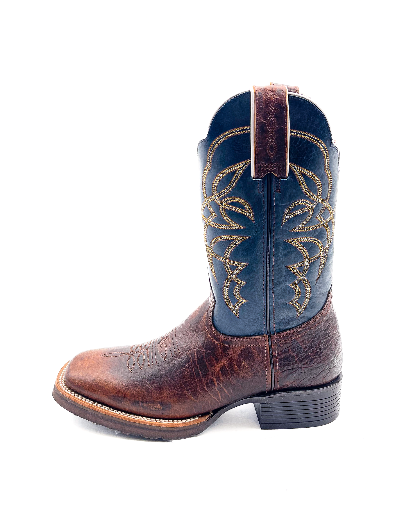 Cowboy Boot Brown Elephant Rubber Sole