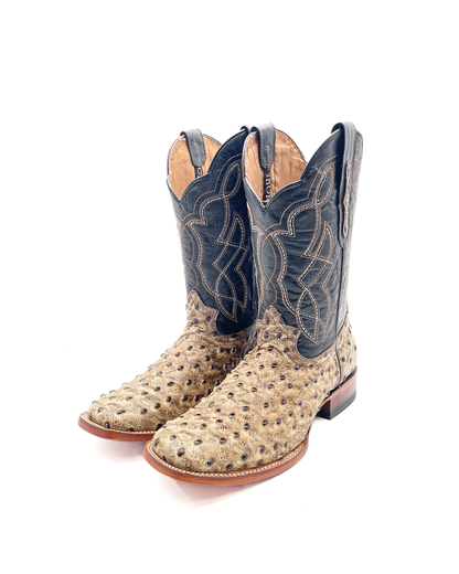 Cowboy Boot Ostrich Desert