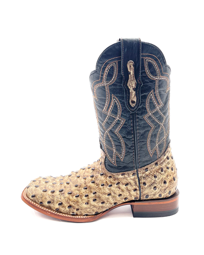 Cowboy Boot Ostrich Desert