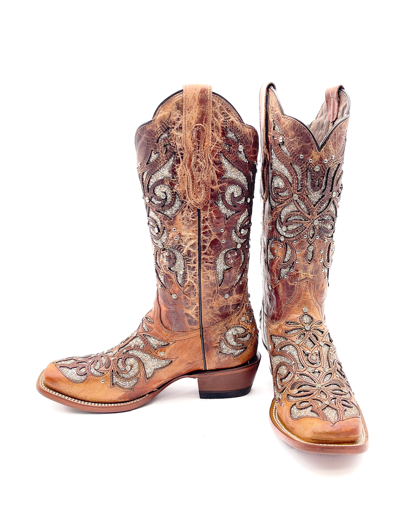 Cowboy Boot Miranda Gold Light Brown