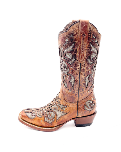 Cowboy Boot Miranda Gold Light Brown