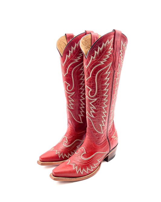 Cowboy Boot Tall Red